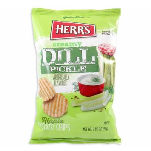 XVL Herrs Dill Chips-2.5oz(12)
