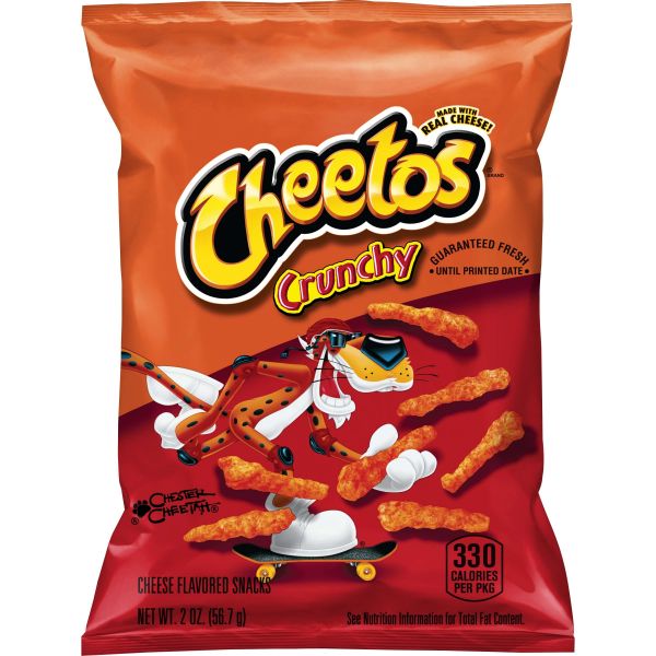 Cheetos Crunchy Cheese Flavored Snacks 2 oz. - 64/Case